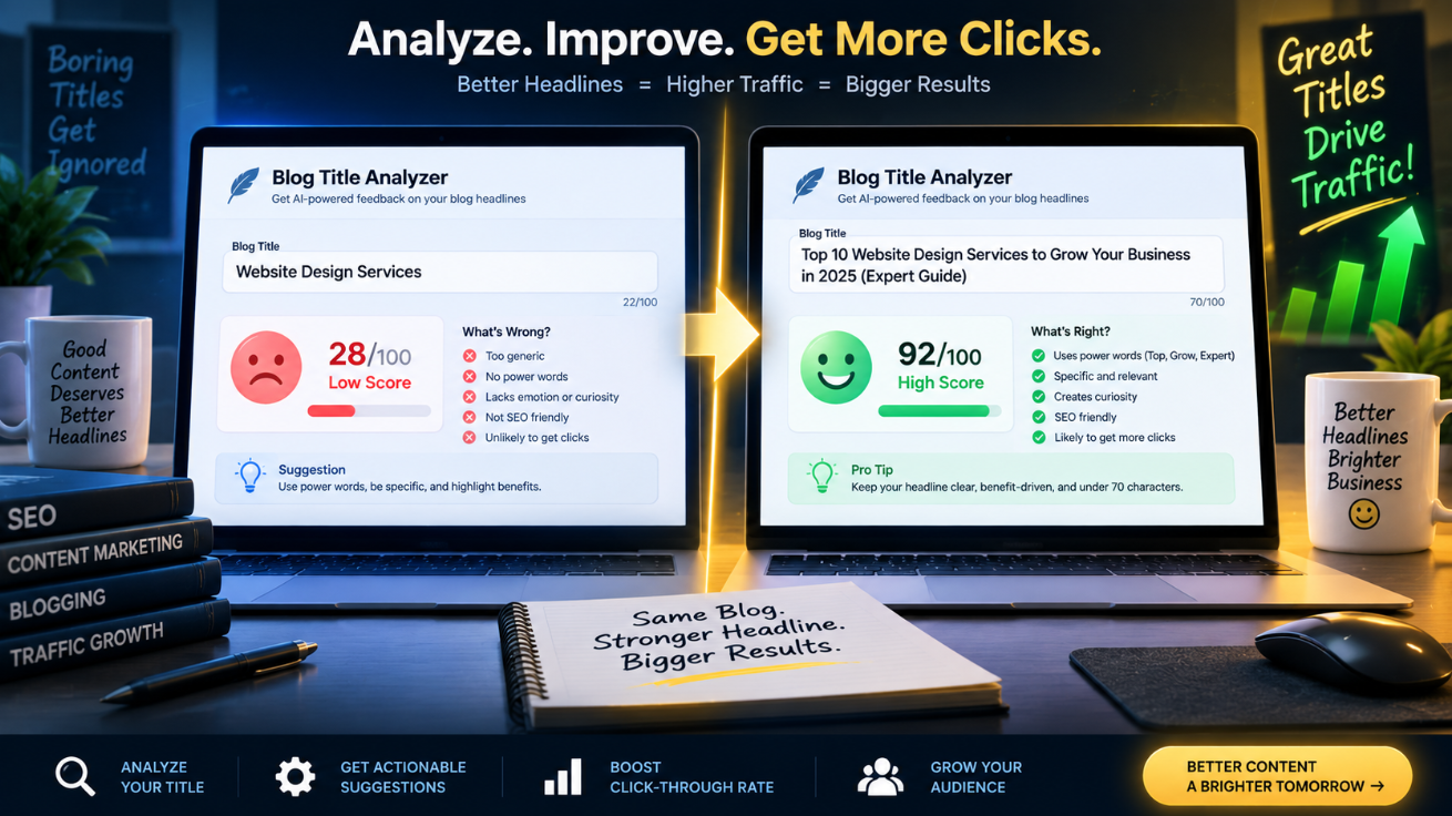 Blog Title Analyzer: How to Write Headlines That Rank and Get Clicks